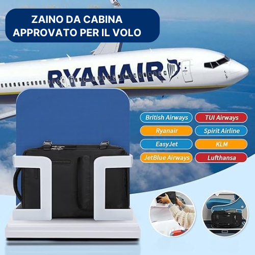 Zaino da viaggio aereo bagaglio a mano